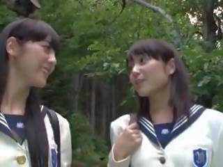 Giapponese av lesbiche studentesse, gratis sporco film 7b